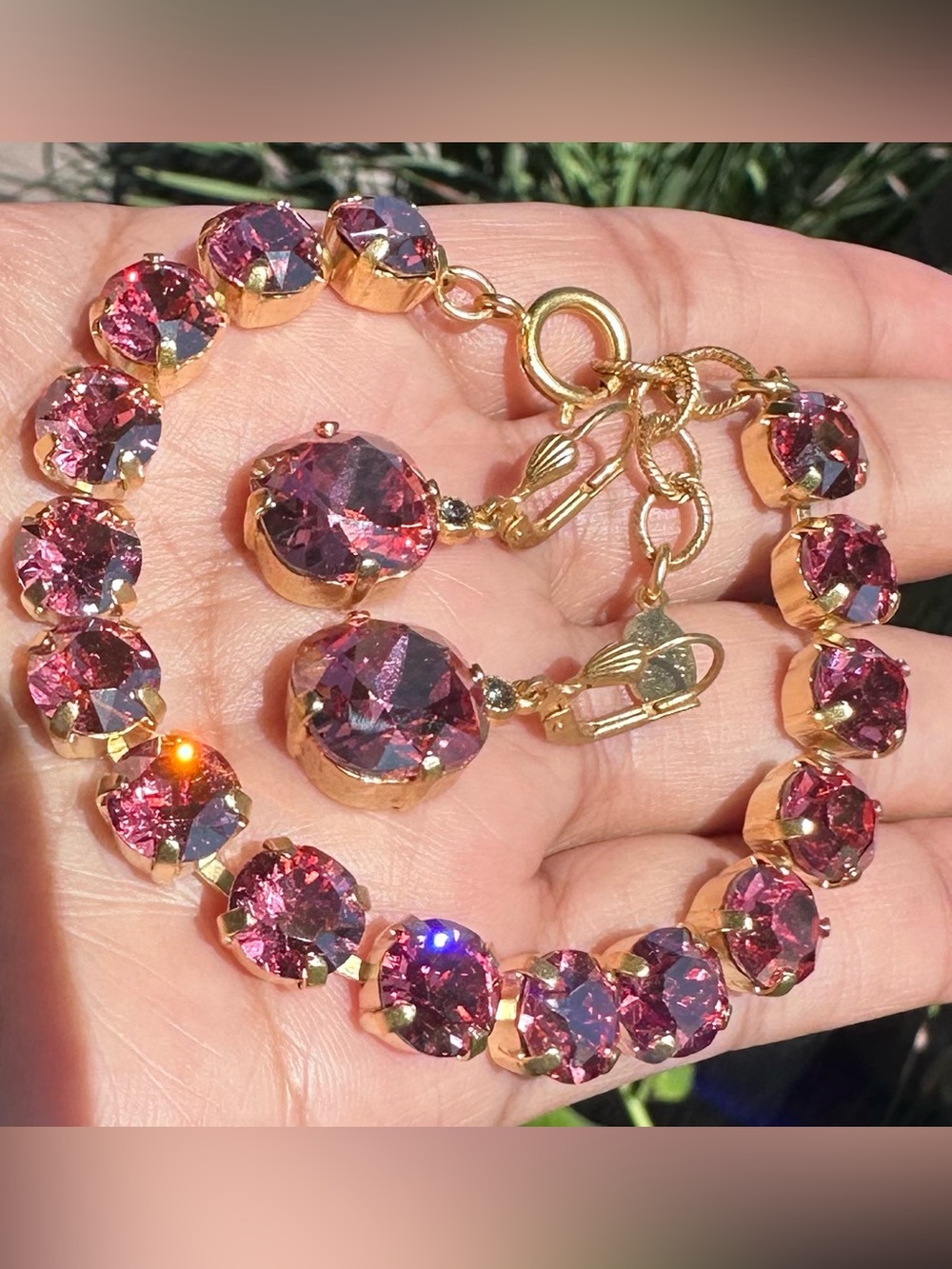 Brand New Catherine Popesco Bracelet & Earrings